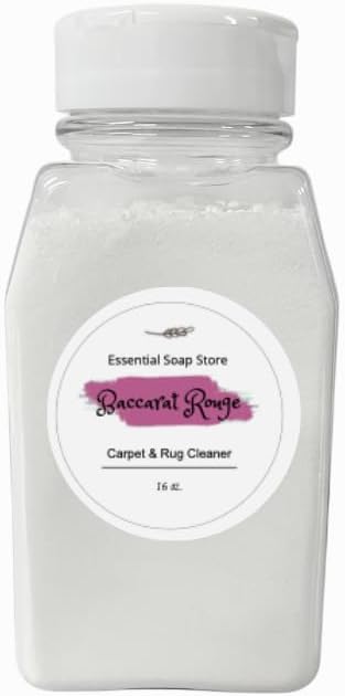 Carpet & Rug Cleaner, Chemical Free, 16 Fl Oz, Powder, Fragrance Variation (Baccarat Rouge)