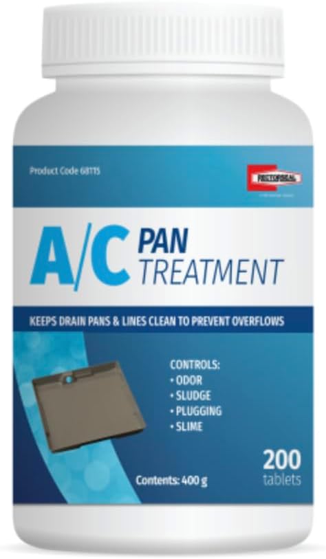 A/C Drain Pan Treatment Tabs - 200 Tablets Per Jar