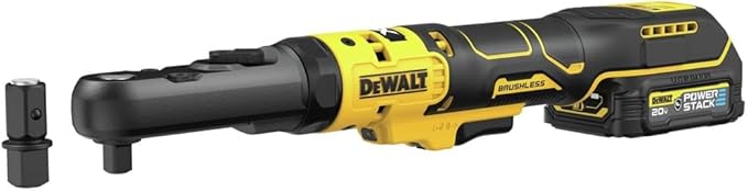 DEWALT 20V MAX XR Cordless Ratchet Set, 3/8" and 1/2" Sealed Head Ratchet, Battery and Charger Included (DCF510GE1)