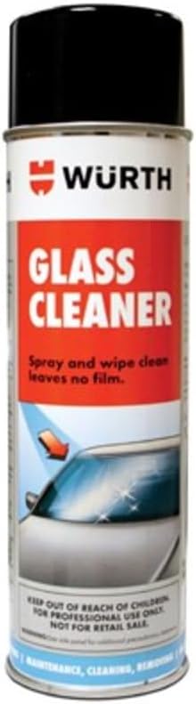 AquaNation Listing For Wurth Glass Cleaner 19oz – Ammonia-Free Streak-Free Foam Spray for Tinted Windows, Mirrors, Windshields, Chrome & More – Fresh Scent, Safe Formula – Pack of 2