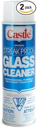 Castle C2003 Streak Proof Glass Cleaner, 2-Pack