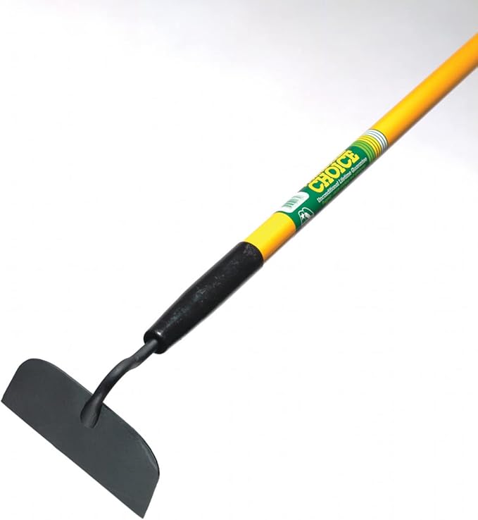 Professional's Choice Garden Hoe - 48" Fiberglass Handle - 14 Gauge Steel Blade