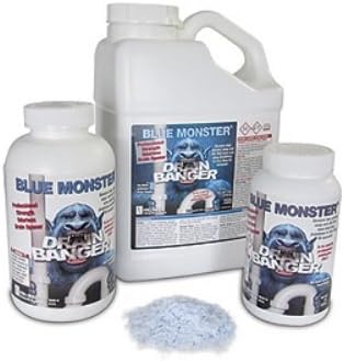 Millrose 76055papr-safety-respiratorsDrain Banger Drain Opener Blue Monster Drain Banger is a hot Water Activated Drain Cleaner Designed to be Used by Professional Contractors only