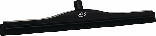 Vikan 77549 Squeegee,Fixed Head,Floor,24",PP/RB,Black