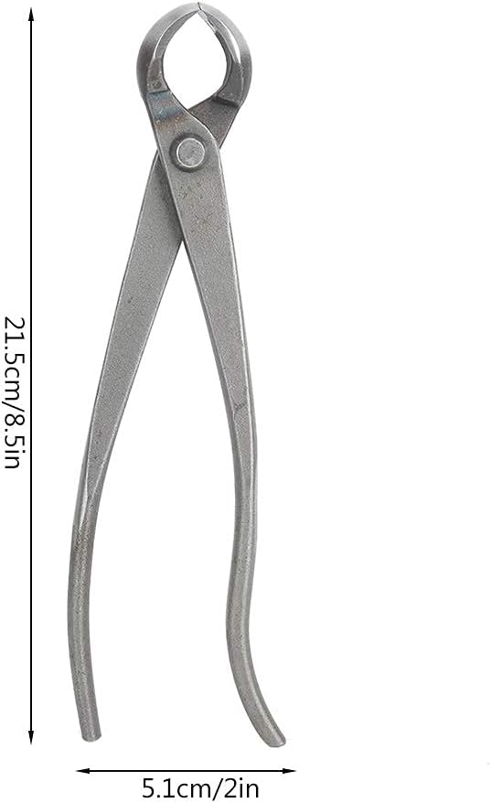 Bonsai Cutter, Knob Cutter Bonsai Tools Round Edge Cutter, Stainless Steel Bonsai Tree Knob Cutter Concave Cutter Bonsai Cutting Tool for Garden