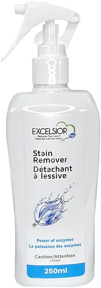 Excelsior - HE Laundry Detergent with Natural Stain Remover for 333 Loads of Unscented - 5 Liter Eco-Friendly (1 Pack)