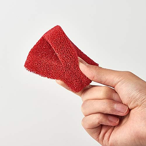 Liflicon Heavy Duty Silicone Sponges - Kitchen and Bathroom Cleaning Scrubber for Dish Washing