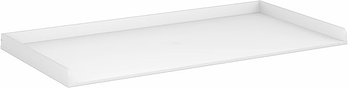 Furinno RAVEL Washer Dryer Countertop, Washer and Dryer Topper, with Edge Rails, Anti Slip Pads, 27.5 D x 54 W, for Laundry Room Organization and Storage, White