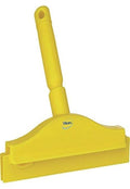 Vikan 77116 Squeegee,Ultra Hygiene,Dbl Blade,Hand,10",Yellow