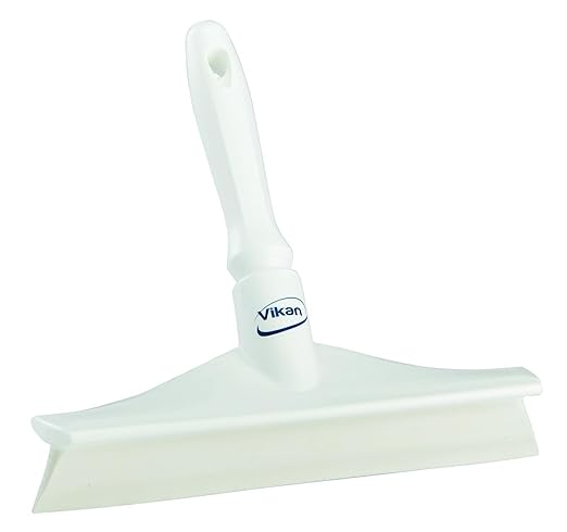 Vikan 71255 Squeegee,Ultra Hygiene,Table,10",PP/RB,WT