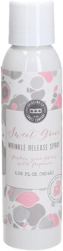 Bridgewater Candle Sweet Grace Collection Wrinkle Release Spray and Rewash Fabric Refresher-Sweet Grace