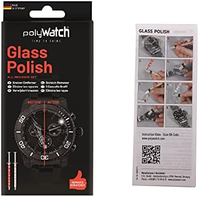 polyWatch glass polishing cream repair watches, smartphone, car, furniture, household, window