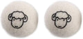 2 Pcs Wool Dryer Balls, Reusable Laundry Balls Softener Washing Fleece Dry Kit Anti-Static Reduce Wrinkles and Save Time Drying Ball,Laundry House Supplies (with Pattern)