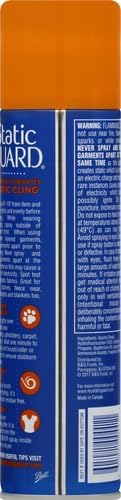 Static Guard Fabric Spray, 5.5 Ounce Can (Pack of 2)
