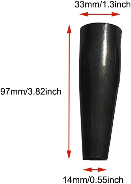 3 Pack Garden Hoe Iron Ferrule Replacement Wood Handle Sleeve Connector Welding Tube for Welded Draw Hoe Garden Tool Weeding Hollow Hoe Cultivator Stirrup Hoe with Long Handle Rake Weed Puller