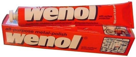 Wenol Metal Polish - 20 100ml (3.98oz) Tubes (One Case - 20 Tubes)