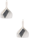 2sets Mini Broom and Dustpan Compact Household Cleaning Tools for Easy Pet Hair and Desktop Dust Removal Cleaning Accessory