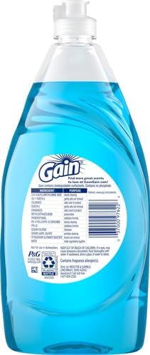 Gain Ultra Bleach Alternative Dishwashing Liquid Dish Soap, Honey Berry Hula, 21.6 fl oz