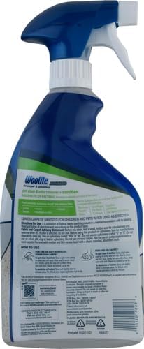 Woolite Advanced Pet Stain & Odor Remover + Sanitize, 11521 (22fl oz)