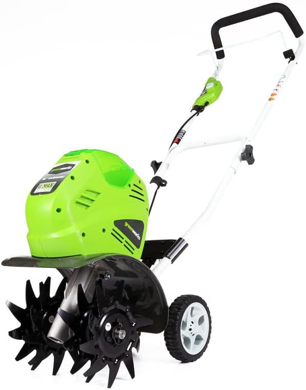 Greenworks 40V 10" Cordless Tiller / Cultivator, Tool Only
