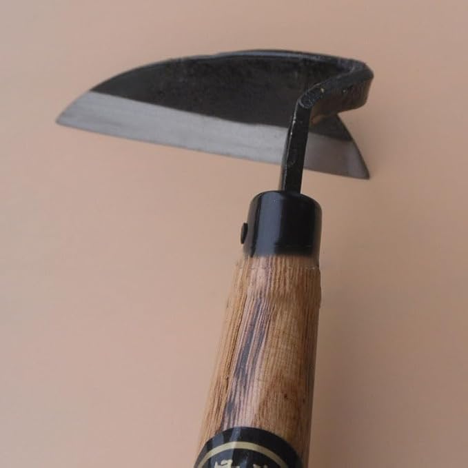 Japanese Weeding Tool Weed Puller Tool Japanese Weeding Sickle Nejiri Kama Garden Hoe Weeding Tool Weed Remover Tool Manual Weeder Gardening Hand Tools