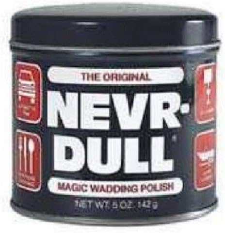 Original Nevr-Dull Model L 5 oz Magic Wadding Metal Polish - Quantity 2