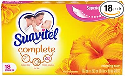 Suavitel Complete Morning Sun 18 Dryer Sheets