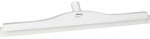 Vikan 77145 Squeegee,Ultra Hygiene,Dbl Blade,24",PP/RB,WT