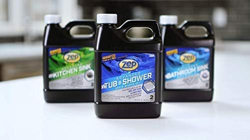 Zep Advanced Tub and Shower Drain Opener Gel - 32 Ounce - U49210 - Formulated for Hair, Soap and Conditioner