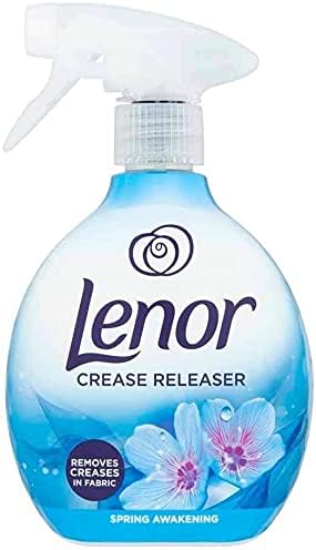 Lenor Crease Releaser Spray Removes Creases in Fabric. Spring Awakening Scent, Package of Three, 3 x 500ml