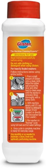 Glisten Washer Magic Washing Machine Cleaner and Deodorizer, 8 Bottles