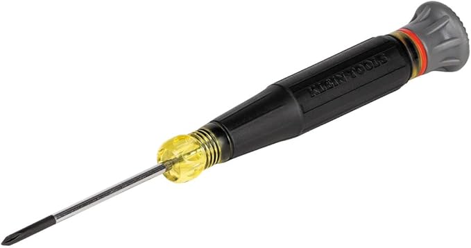 Klein Tools 85615 Mini Precision Screwdriver Set, 4-Piece Phillips and Slotted Set, Ideal for Electronics, Small Appliances, Terminal Blocks