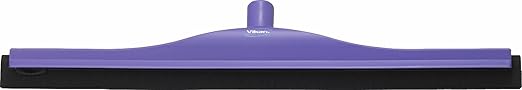 Vikan 77548 Squeegee,Fixed Head,Floor,24",PP/RB,Purple
