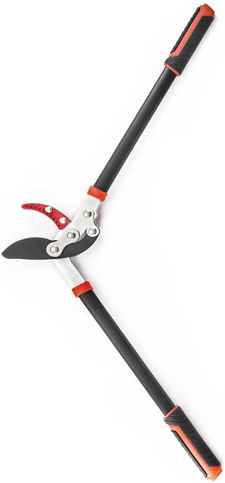 30-Inch Anvil Lopper for Tree Trimming, Heavy Duty, Low-Friction Sharp Steel Blade (65 Mn Steel Blade), Branch Cutter up to 2-Inch Diameter Cut Capacity, Chops Thick Branches with Ease