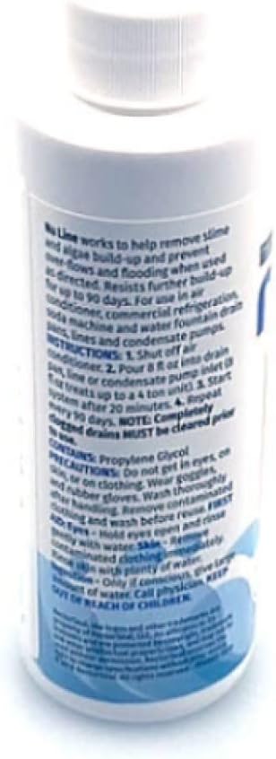 Nu-Line Drain Cleaner, 8 Ounce - Sold Each