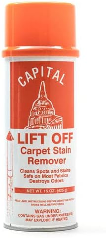 Capital Lift Off Professional Strength Carpet Stain Remover,15 oz can, Case of 12