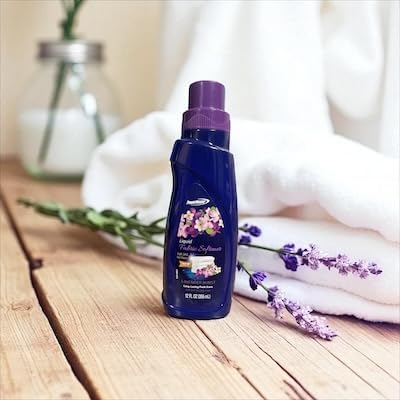 Liquid Fabric Softener with Lavender Burst Scent, Blue Bottle, Long-lasting Fresh Floral Fragrance for Soft Bright Clothes