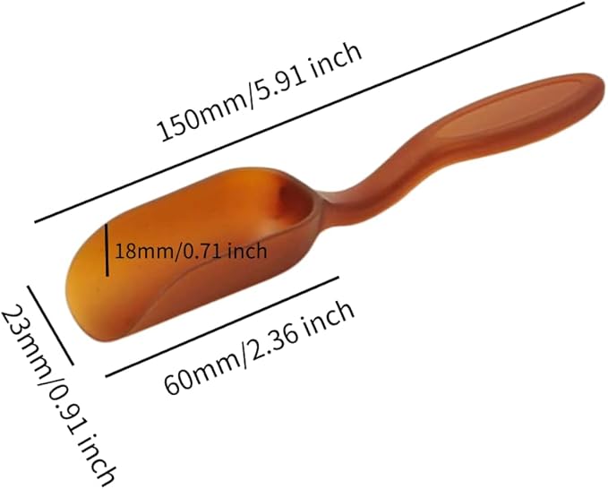 10Pcs NINGDAN Mini Shovel,Plastic Mini Gardening Shovel Spoons Soil Scoops,Cultivation Digging Transplanting Tools for Succulents Potted Flowers,Milk Powder/Coffee Beans Scoops (5 Colors)
