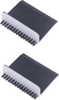 2 Pcs Black Kitchen Sink Squeegee Cleaner Countertop Brush Wiper Home Kitchen Tool Fruit and Vegetable Cleaning Brushes Accessories Utensils and Gadgets