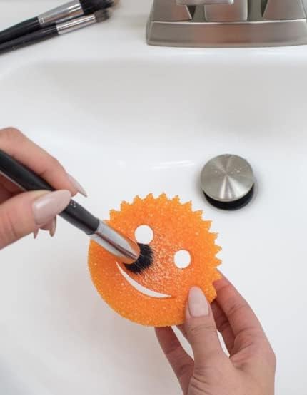 Scrub Daddy Colors Sponge Set, FlexTexture, 3ct Pack of 2 | Temperature Responsive | Deep Cleaning | Dishwasher Safe | Multi-use
