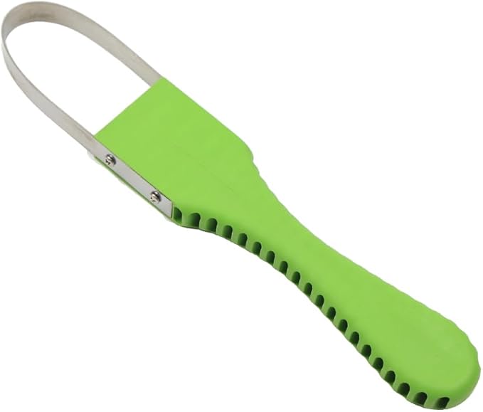 Comimark 1 PCS Garden Bandit Hand Loop Weeder Tool, Iron Loop Design & Sharp Blades Manual Weeders Tool with UV-Resistant Plastic Handle for Weeding, Loosening, Planting Weeding Gardening Tools