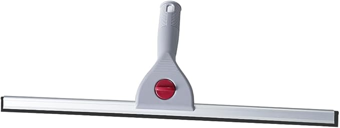 18" Heavy Duty Window Cleaning Squeegee Handheld Scraper for Glass Doors, Windows, Car Windshields (Black, 18IN/45CM)