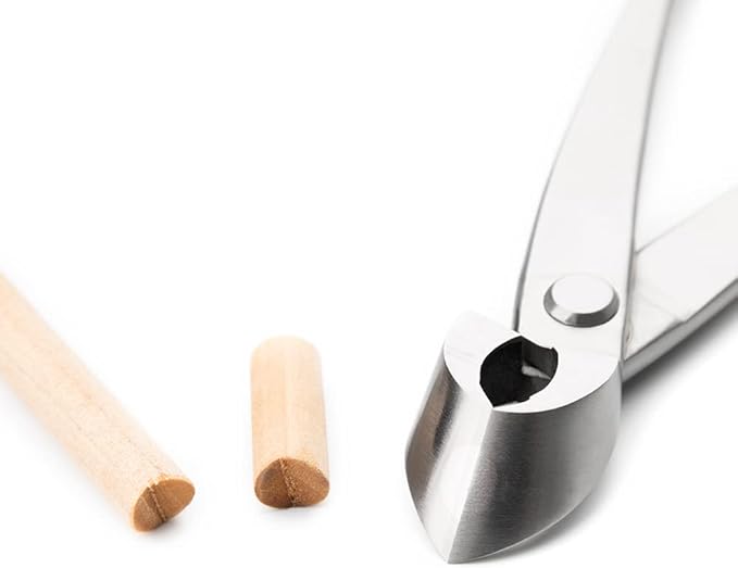 Bonsai Straight Edge Cutter Professional Grade Branch Cutter Alloy Steel Bonsai Tools Equip With Tool Bag (MT-SE-205 branch cutter gift-packaging)