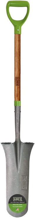 AMES 2531700 16-Inch Drain Spade with Hardwood Handle, 47, Steel