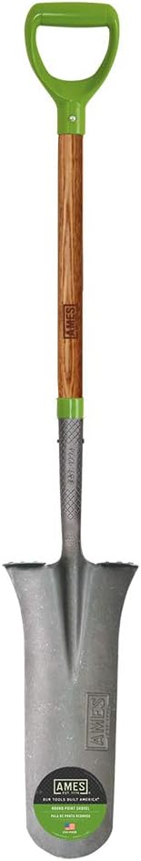 AMES 2531700 16-Inch Drain Spade with Hardwood Handle, 47, Steel