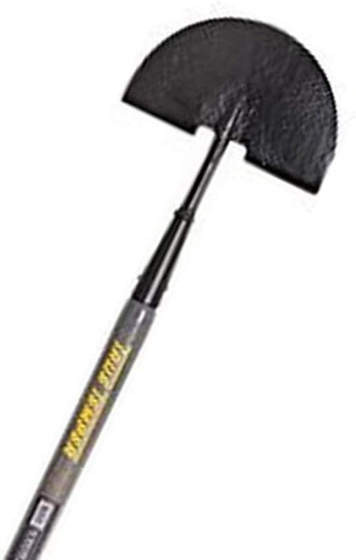 True Temper 2812100 Half-Moon Step Edger, 9-Inch, Steel with Hardwood Handle/Comfort Grip