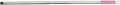 Stainless Steel Push Broom Handle Stick Replacement with Random Color Plastic Grip Sweeping Mop Handle for Easy Assembly and Household Cleaning Random Color