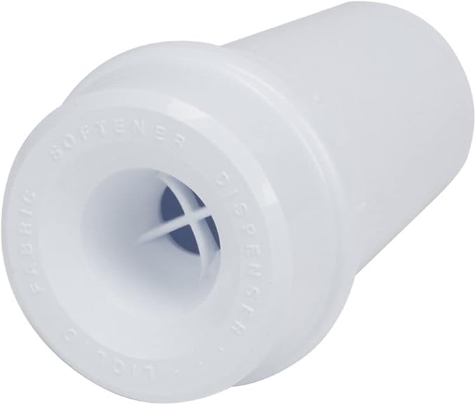 Whirlpool 63580 Liquid Fabric Softener Dispenser, White & Affresh Washing Machine Cleaner, Cleans Front Load and Top Load Washers, Including HE, 6 Tablets