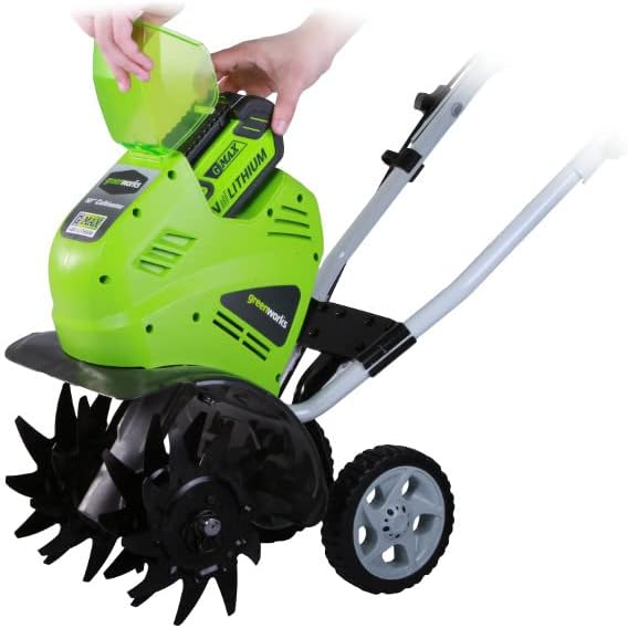 Greenworks 40V 10" Cordless Tiller / Cultivator, Tool Only