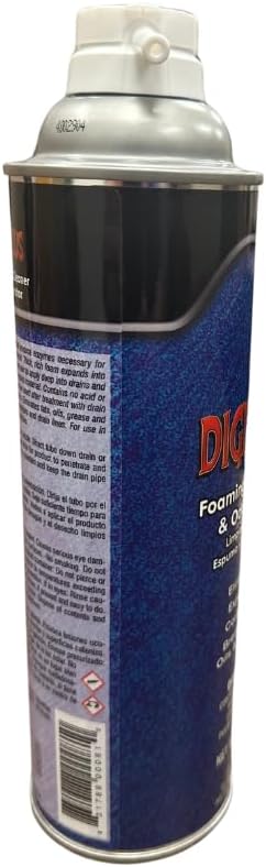 Quest Specialty DIGEST PLUS Foaming Drain Cleaner and Odor Eliminator, 1 count